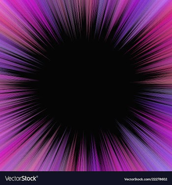 Purple abstract psychedelic star burst background vector image