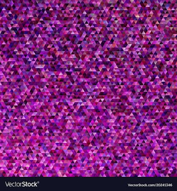 Purple abstract regular triangle tile mosaic vector image