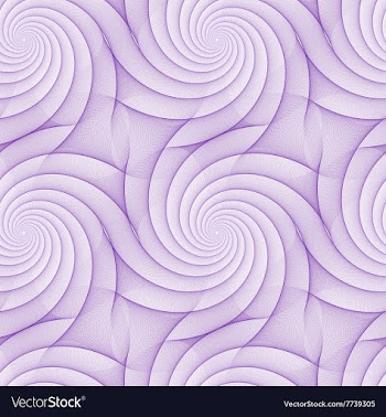 Purple abstract repeating fractal line pattern vector image