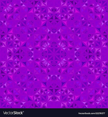 Purple abstract seamless curved triangle vector image