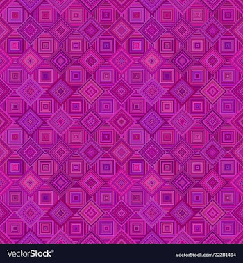 Purple abstract seamless diagonal square pattern vector image