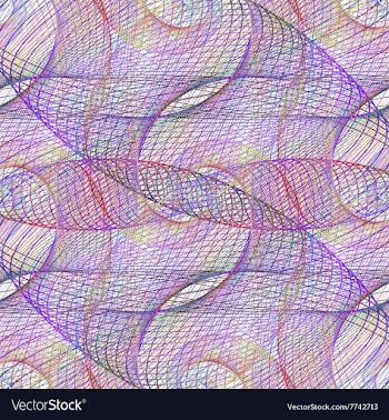Purple abstract seamless fractal pattern vector image