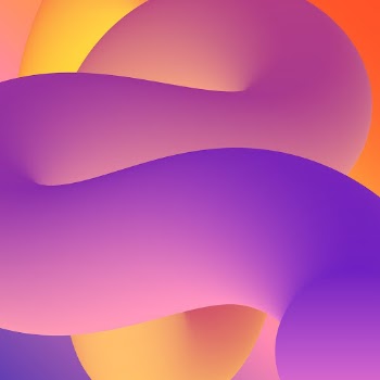 Purple aesthetic background, 3D twisted | Free Vector - rawpixel