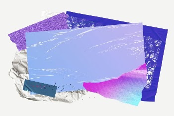 Purple aesthetic frame background, paper | Free PSD - rawpixel