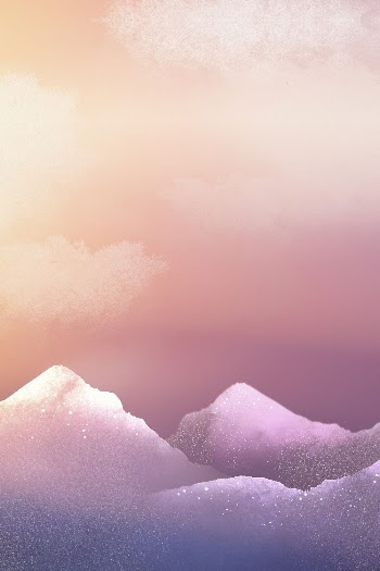 Purple aesthetic sky background, watercolor | Free Photo Illustration - rawpixel
