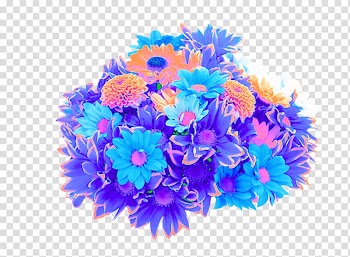 Purple and blue flowers illustration, Floral design Flower bouquet , A bouquet of flowers transparent background PNG clipart