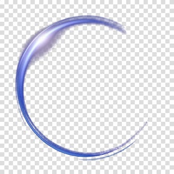 Purple and blue illustration, Light Euclidean Circle , Blue half curved light transparent background PNG clipart