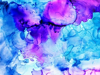 Purple and Blue Painting