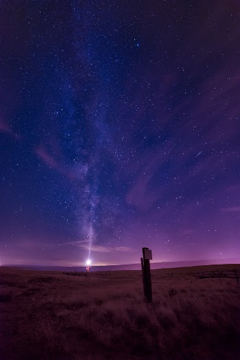 Purple And Blue Sky