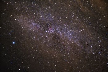 purple and brown galaxy