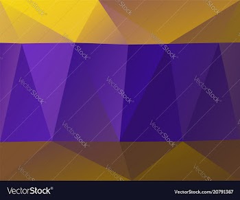 Purple and gold geometric vector image