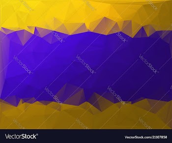 Purple and gold geometric vector image