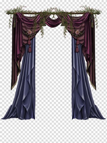 Purple and pink drapes , Window Blinds & Shades Window treatment Curtain Light, curtains transparent background PNG clipart
