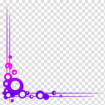 Purple and pink frame , , corner border transparent background PNG clipart