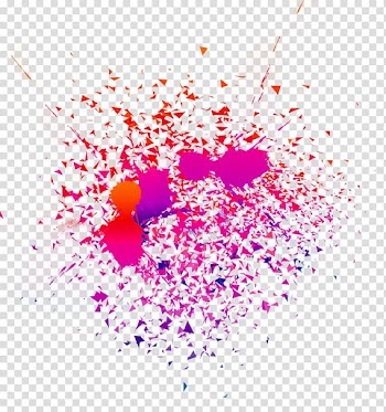 Purple and red paint splat illustration, Watercolor painting Ink, Colorful splash effect transparent background PNG clipart