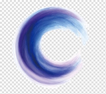 Purple and white abstract painting, Blue , Blue gradient watercolor moon shading background transparent background PNG clipart