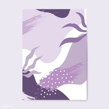 Purple and white Memphis style pattern vector | Free stock vector - 539820