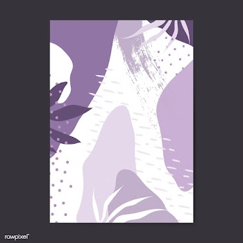 Purple and white Memphis style pattern vector | Free stock vector - 539842