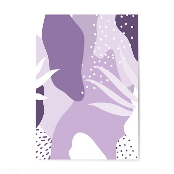 Purple and white Memphis style pattern vector | Free stock vector - 539938
