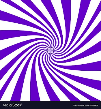 Purple and white spiral design background vector image