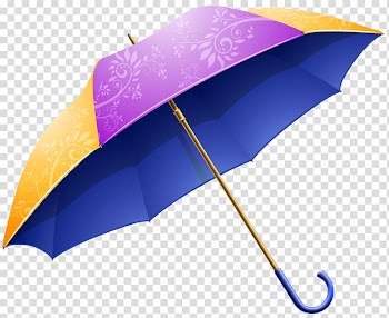 Purple and yellow floral umbrella, Umbrella , Purple Yellow Umbrella transparent background PNG clipart