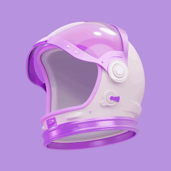 Purple astronaut helmet, 3D rendering | Free Photo - rawpixel