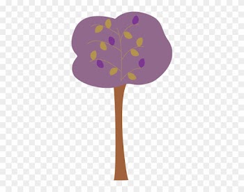 Purple Autumn Tree - Lilac Tree Clip Arts