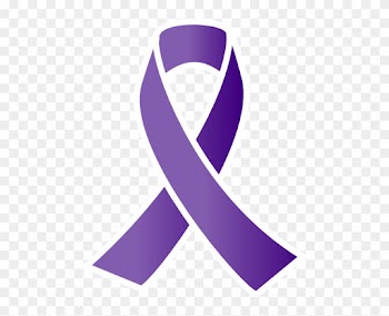 Purple Awareness Ribbon Clip Art At Clker Com Vector - Domestic Violence Purple Ribbon