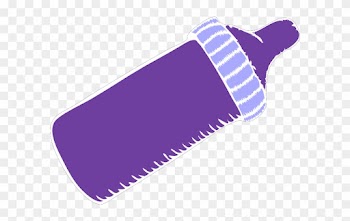 Purple Baby Bottle Clip Art At Clker - Purple Baby Bottle Clip Art