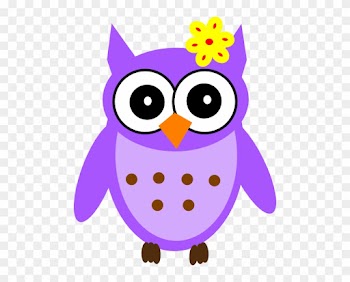 Purple Baby Girl Owl Clip Art - Owls Clipart Png
