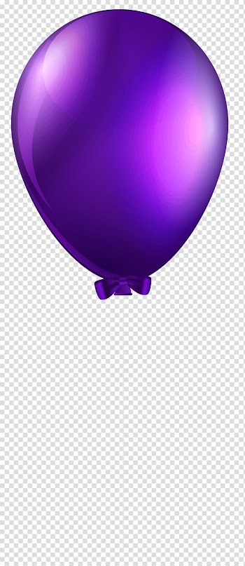 Purple balloon graphic art, Balloon Purple , Purple Balloon transparent background PNG clipart