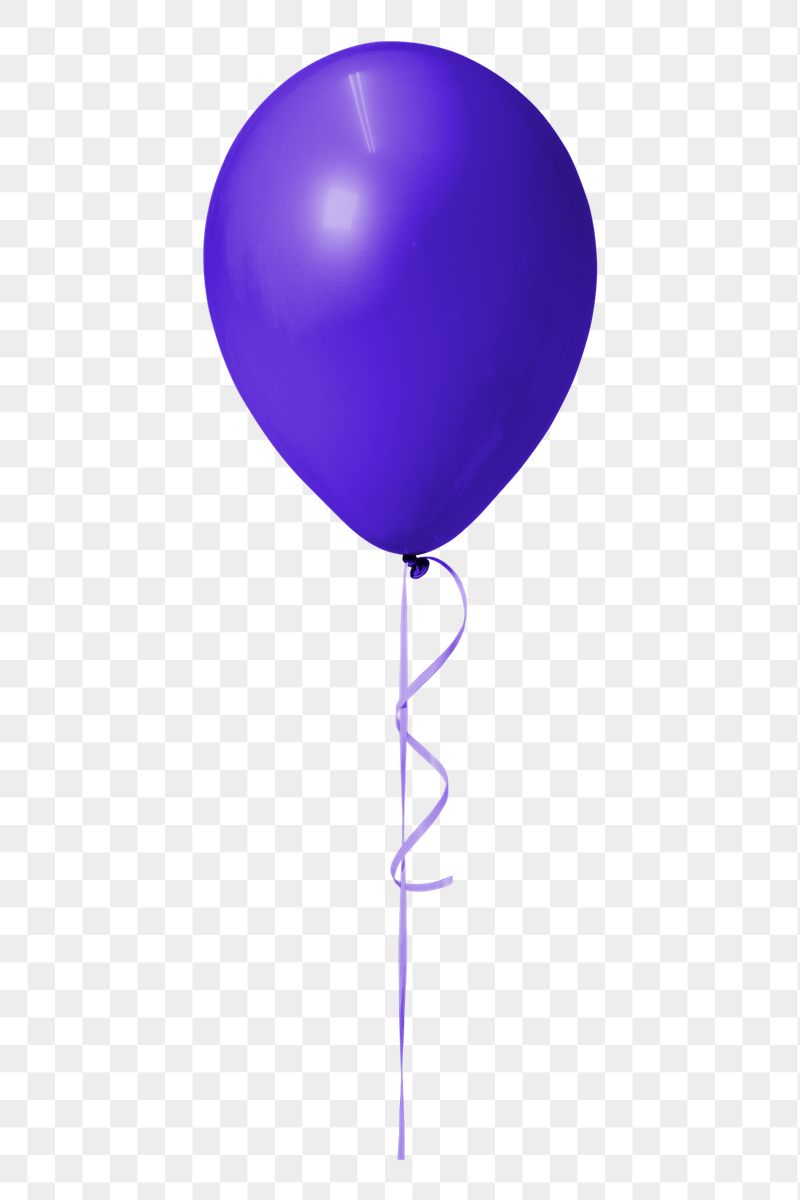 Purple balloon png sticker, transparent | Free PNG - rawpixel