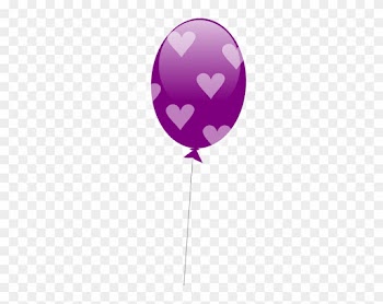 Purple Balloon Transparent Png Clip Art Image - Balloon