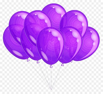 Purple, Balloon, Violet PNG