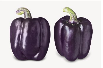 Purple bell peppers collage element | Free PSD - rawpixel