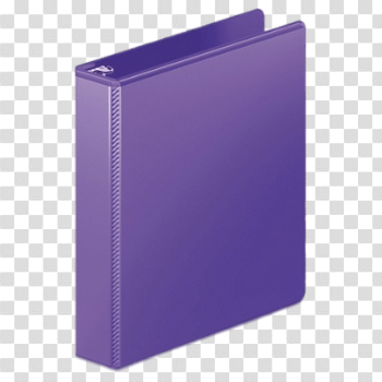 Purple Binder Standing transparent PNG - StickPNG