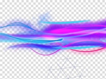 Purple, blue, and teal abstract , Graphic design Blue , Color fiber-optic lighting transparent background PNG clipart