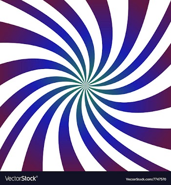 Purple blue green spiral design background vector image