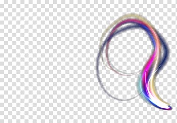 Purple Body piercing jewellery Font, Colorful curve transparent background PNG clipart