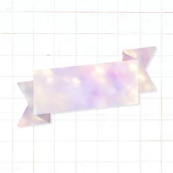 Purple bokeh lights ribbon banner design element | Free  illustration - 2338067