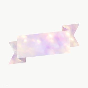 Purple bokeh lights ribbon banner design element | Free  transparent png - 2338064