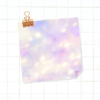 Purple bokeh patterned note with binder clip | Free  illustration - 2338063