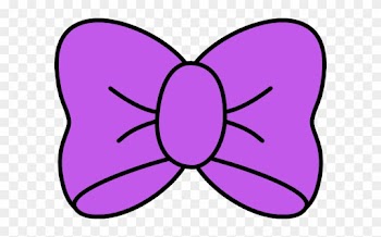 Purple Bow Clip Art At Vector Clip Art - Hair Bow Svg File