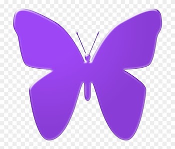 Purple Butterfly Clip Art By Thestockwarehouse - Purple Butterfly Clipart