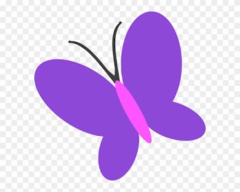 Purple Butterfly Clip Art - Purple Butterfly Clipart
