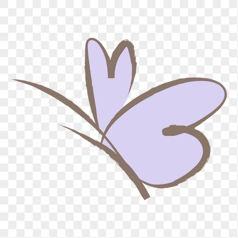 Purple butterfly png sticker, pastel | Free PNG Illustration - rawpixel