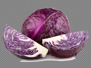 Purple Cabbage PNG High-Quality Image