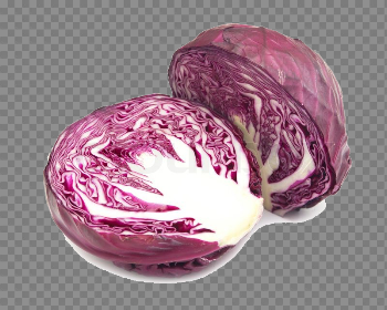 Purple Cabbage PNG Image Background
