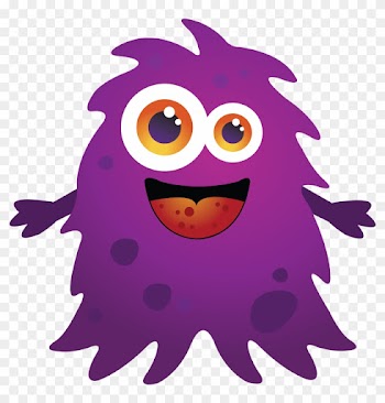 Purple Cartoon Monster Clipart Free Clip Art Images - Baby Monster Svg