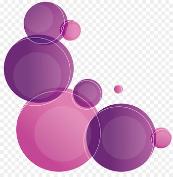 Purple Circle Bubble - Dream purple circle 
